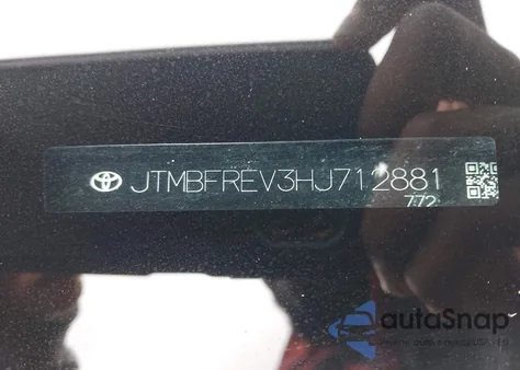 2017 Toyota Rav4 Le из США, поврежденный, VIN JTMBFREV3HJ712881